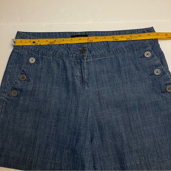 The Limited Dark Chambray Blue Short Size 8 - Picture 9 of 10